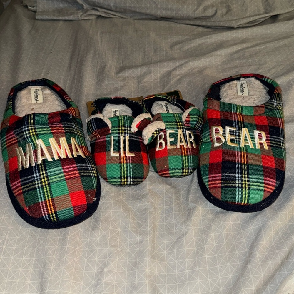Mama Bear, Lil Bear slippers